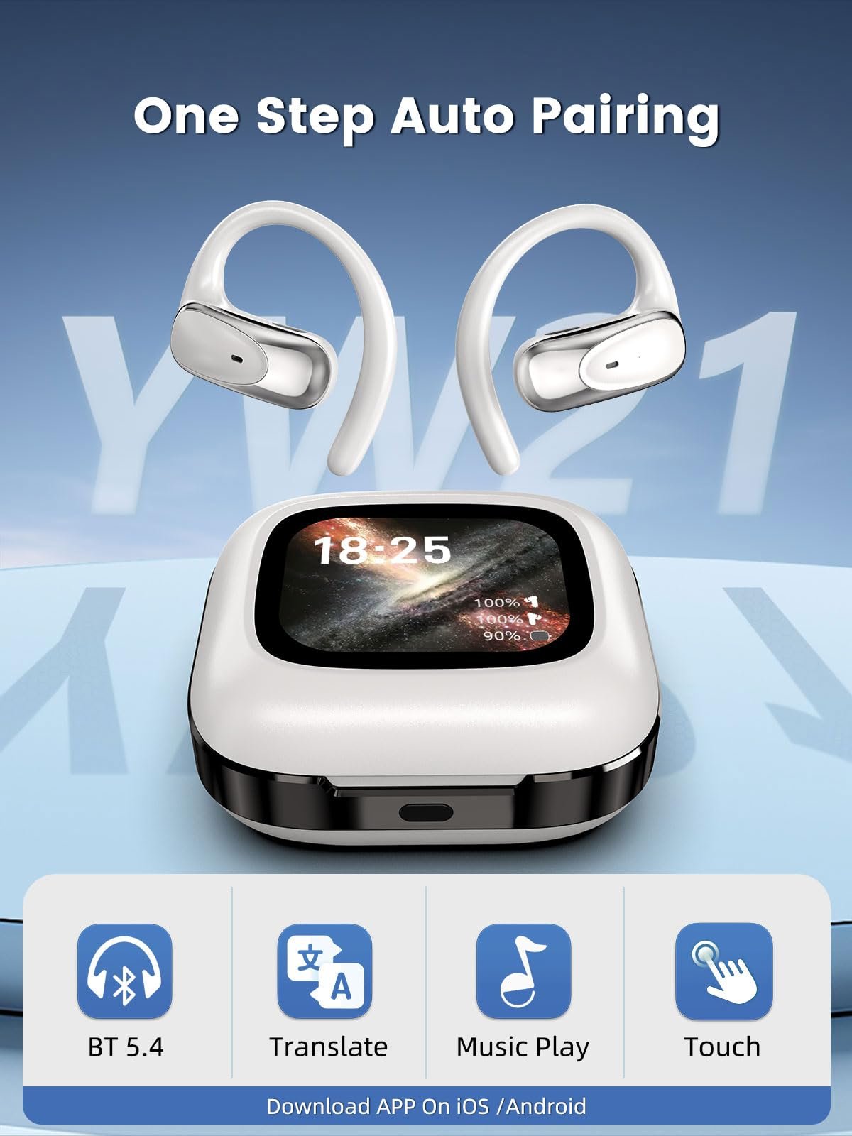 Навушники-перекладачі Ki, 149 мов в реальному часі, Сенсорні Bluetooth, фото №2 Навушники-перекладачі Ki, 149 мов в реальному часі, Сенсорні Bluetooth, фото №2