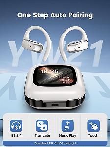 Навушники-перекладачі Ki, 149 мов в реальному часі, Сенсорні Bluetooth synthetic.ua - Фото 1