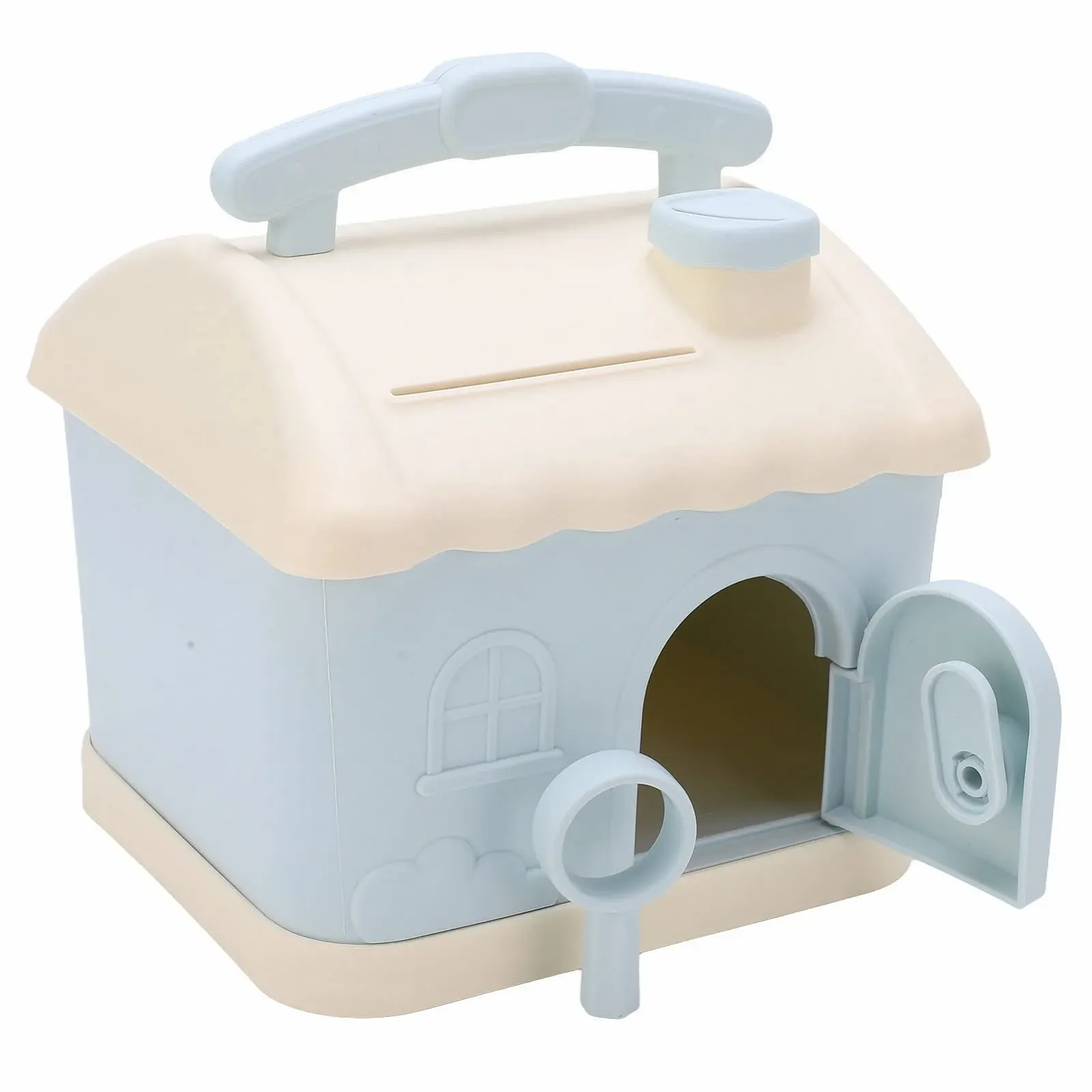 Скарбничка Qcwwy у формі будиночка з ключем велика місткість Мультяшна, фото №5