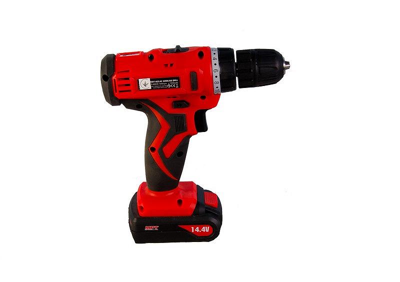 Дриль-шуруповерт акумуляторна MPT 14.4 В Li-ion 1.3 Аг 2 швидкості 0-400/1450 об/хв 10 мм АКБ кейс MCDT1423.A2, фото №5