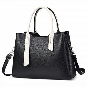 Сумка З верхньою ручкою POSSOBAG Classic Жіноча З штучної шкіри Велика Місткість Чорний - Фото 1