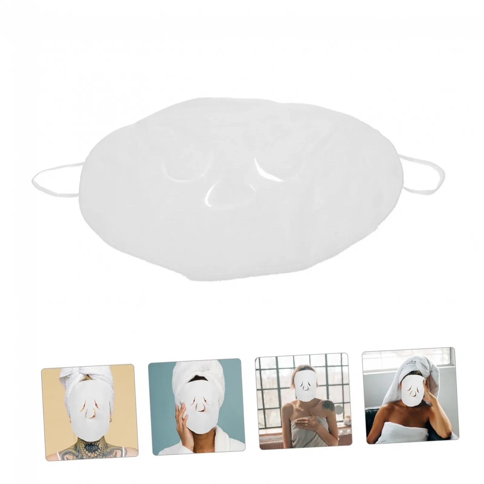 Маска для обличчя WRITWAA, флісова, двошарова, багаторазова, 2 шт., фото №7