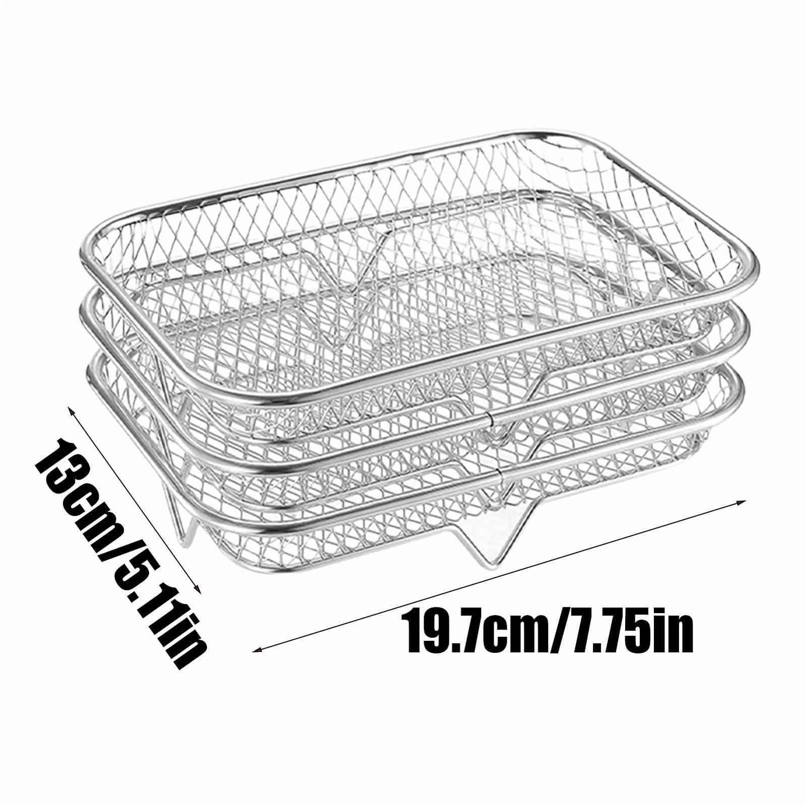 Решітки для мультипечі 3 x Stackable Stainless Steel Gripper Clip, фото №6 Решітки для мультипечі 3 x Stackable Stainless Steel Gripper Clip, фото №6