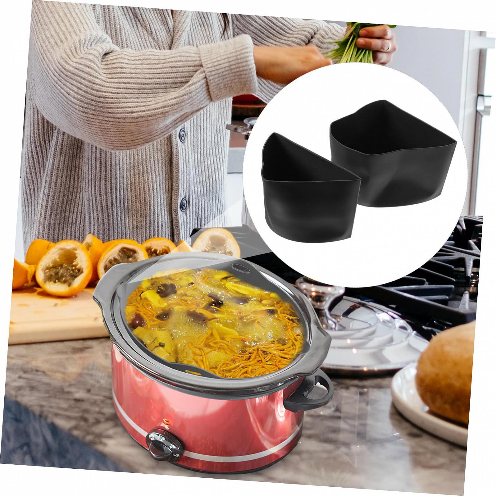 Комплект Ciieeo 1 набір силіконова вкладишка для повільноварки сумка розділювальні вставки чаша мішки силікагель нековзка силіконова чаша, фото №3 Комплект Ciieeo 1 набір силіконова вкладишка для повільноварки сумка розділювальні вставки чаша мішки силікагель нековзка силіконова чаша, фото №3