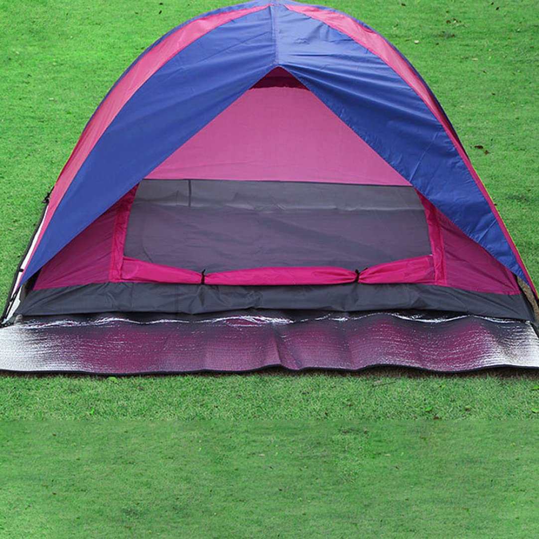 Килимок Camping 78.74 x 47.24 дюймів Алюмінієвий Двосторонній ізолюючий килимок для пікніка водонепроникний з перловою бавовняною подушкою, фото №5