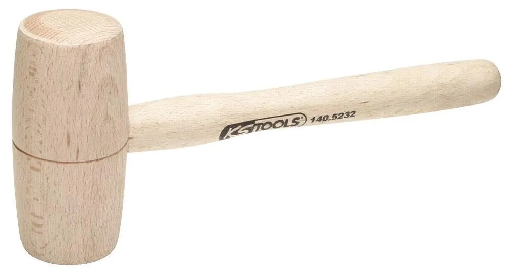 Киянка дерев'яна KS Tools 140.5233 500 г Ash, фото №1 Киянка дерев'яна KS Tools 140.5233 500 г Ash, фото №1