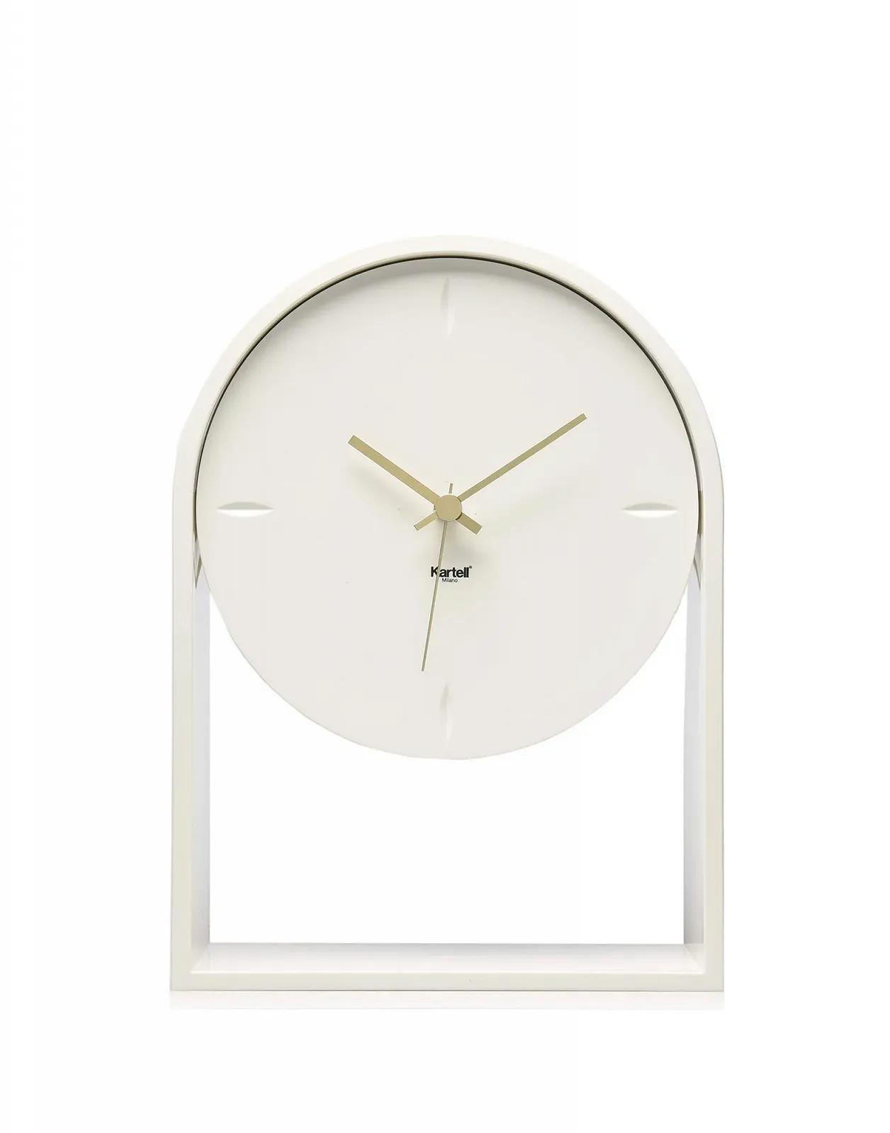 Настільний годинник Kartell Air du Temps, пластик, білий, фото №1