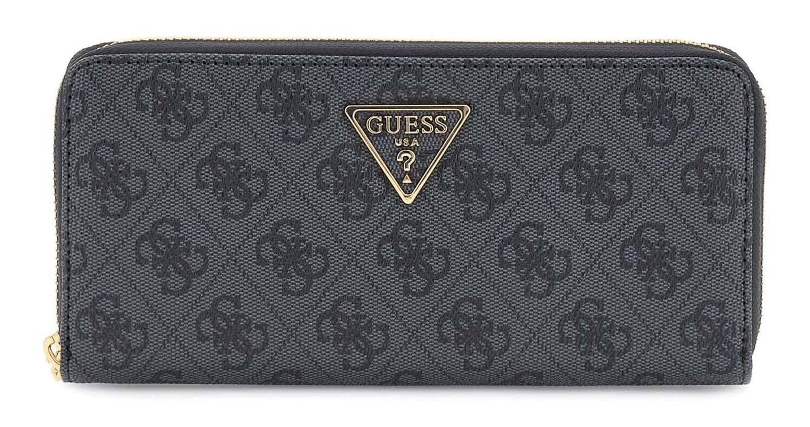 Гаманець GUESS Laurel II SLG Large Zip Around Coal Logo, фото №1