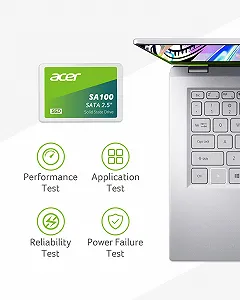 SSD-накопичувач acer SA100 960GB SATA III 2.5" 560МБ/с synthetic.ua - Фото 1