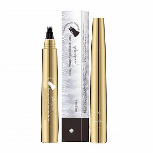 Карандаш для бровей Wasserdichter Schweißfester с аппликатором микро-вилочной формы черный один размер - Фото 1