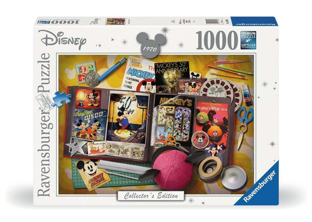 Пазл Ravensburger Disney Mickey Anniversary 17586-1970 1000 деталей, фото №1
