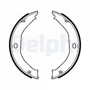 Комплект гальмівних колодок DELPHI LS2078 для CHEVROLET JEEP HUMMER - Фото 1