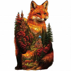 Пазл Деревянный Животные 200 элементов 5 мм - Фото 1