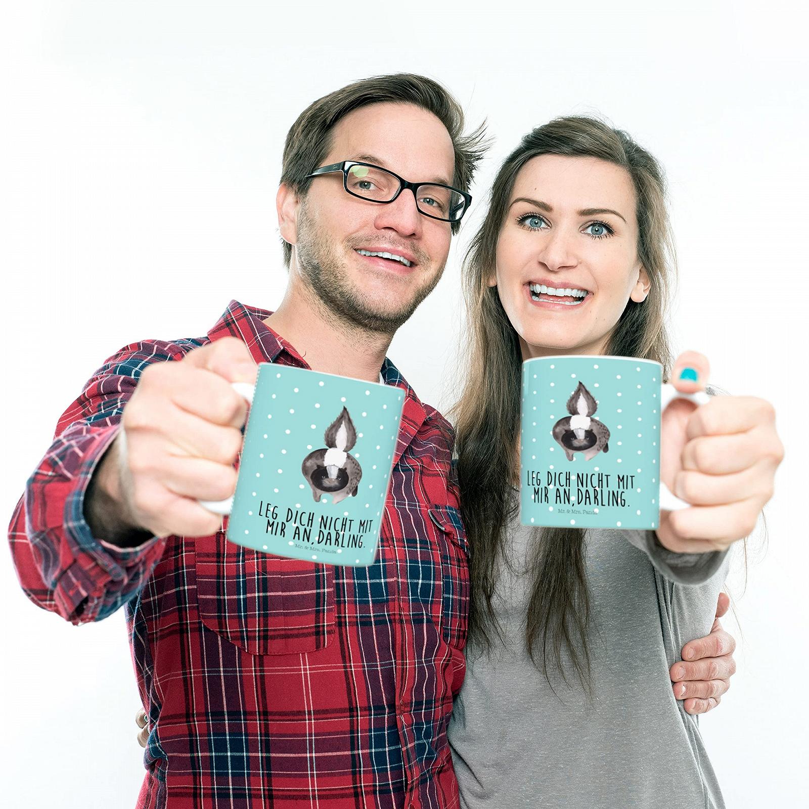 Детская Кружка Mr. & Mrs. Panda Атака Скунса Пластиковая Кружка 300 мл, фото №5