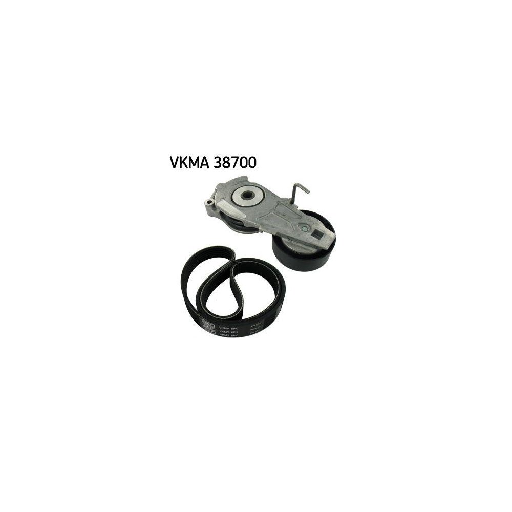 Комплект поликлинового ремня SKF VKMA 38700 для CITROËN FIAT PEUGEOT MINI, фото №1