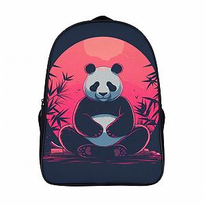 Рюкзак Panda школьный для мальчиков, подростков, водонепроницаемый, 40x28x16 см - Фото 1