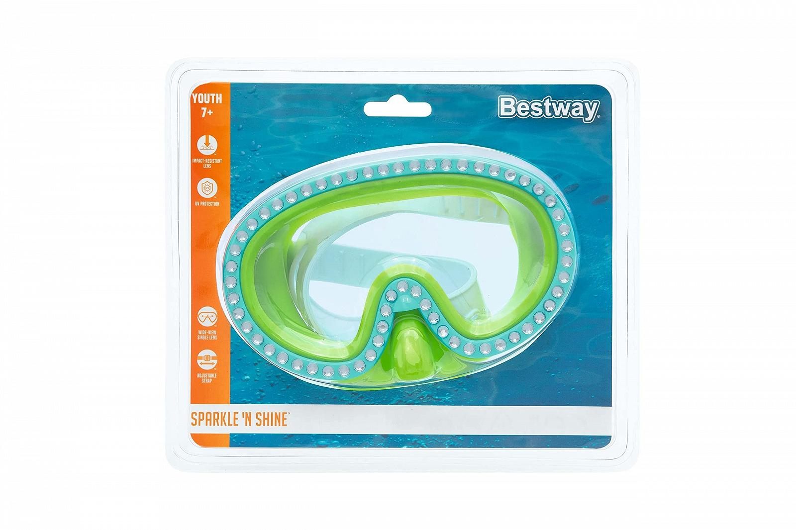 Маска для плавания Bestway Sparkle 'n Shine для детей от 7 лет, фото №4