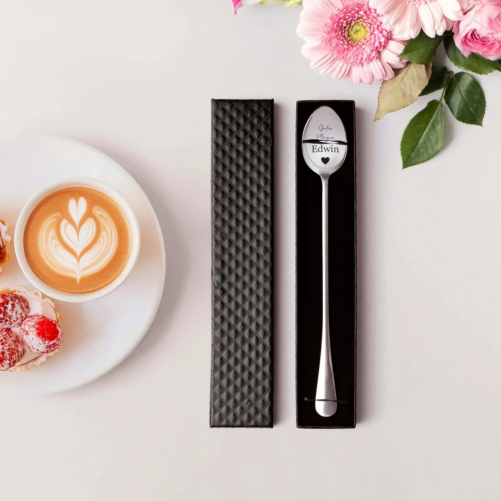 Ложка Десертна LAUBLUST Персоналізована з Текстом Серця, фото №9