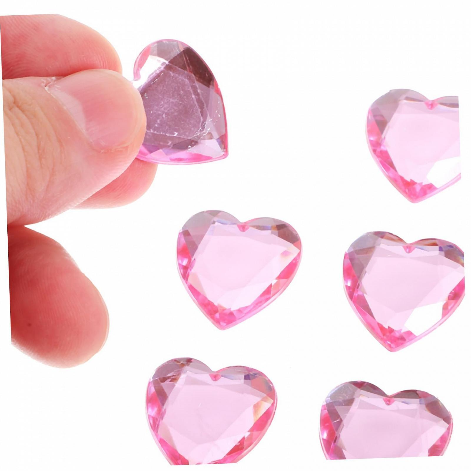 Наклейки Прикраса для нігтів Серцеподібні стрази 12 аркушів, фото №5