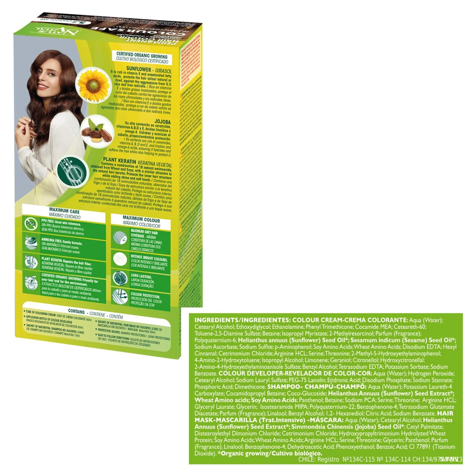 Фарба для волосся Naturaleza y Vida Coloursafe Перманентна - 150 мл, фото №2