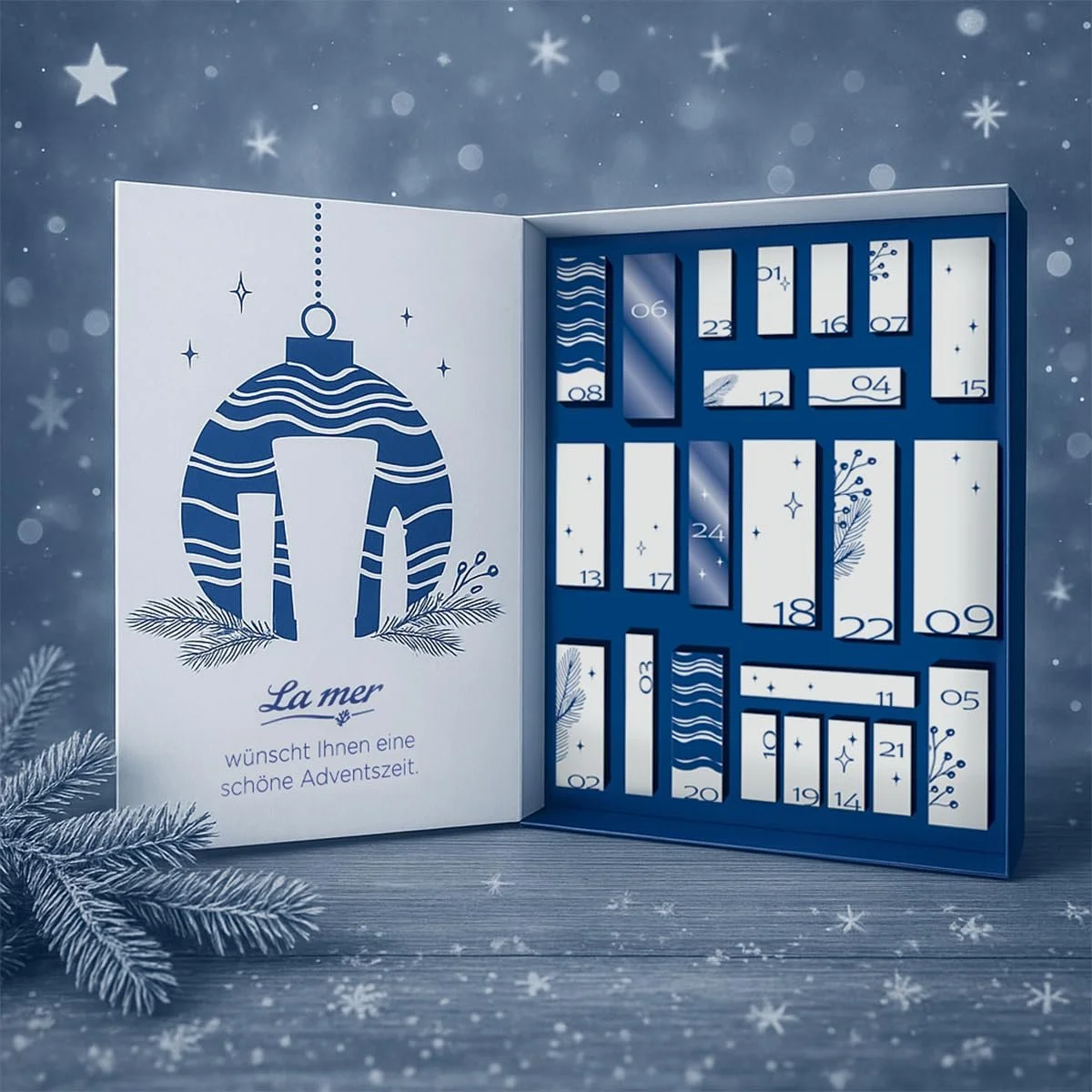 Адвент-календар La mer 2025-24 Маленькі засоби для догляду з екстрактом морського мулу з Куксхафена, фото №3