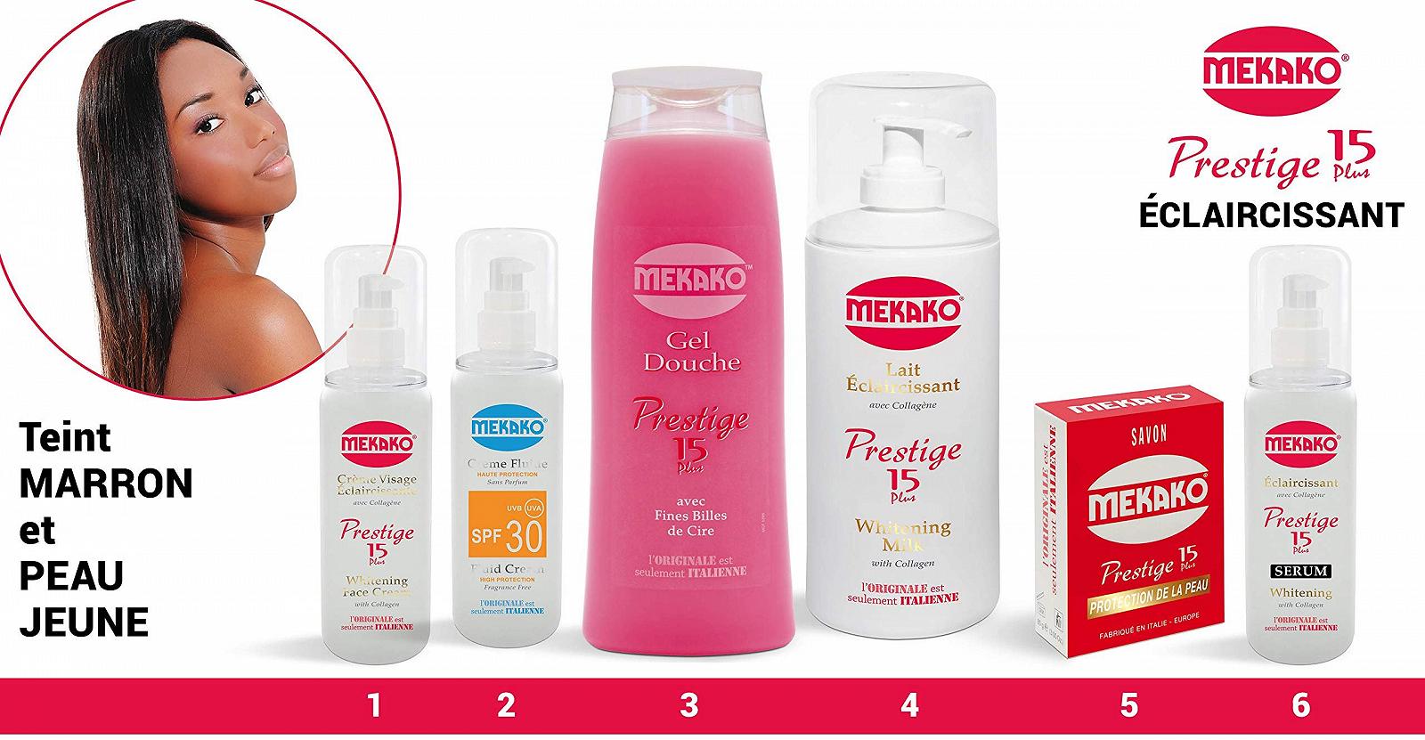 Гель для душа Mekako Prestige 15Plus с мелкими восковыми гранулами 420 мл, фото №3