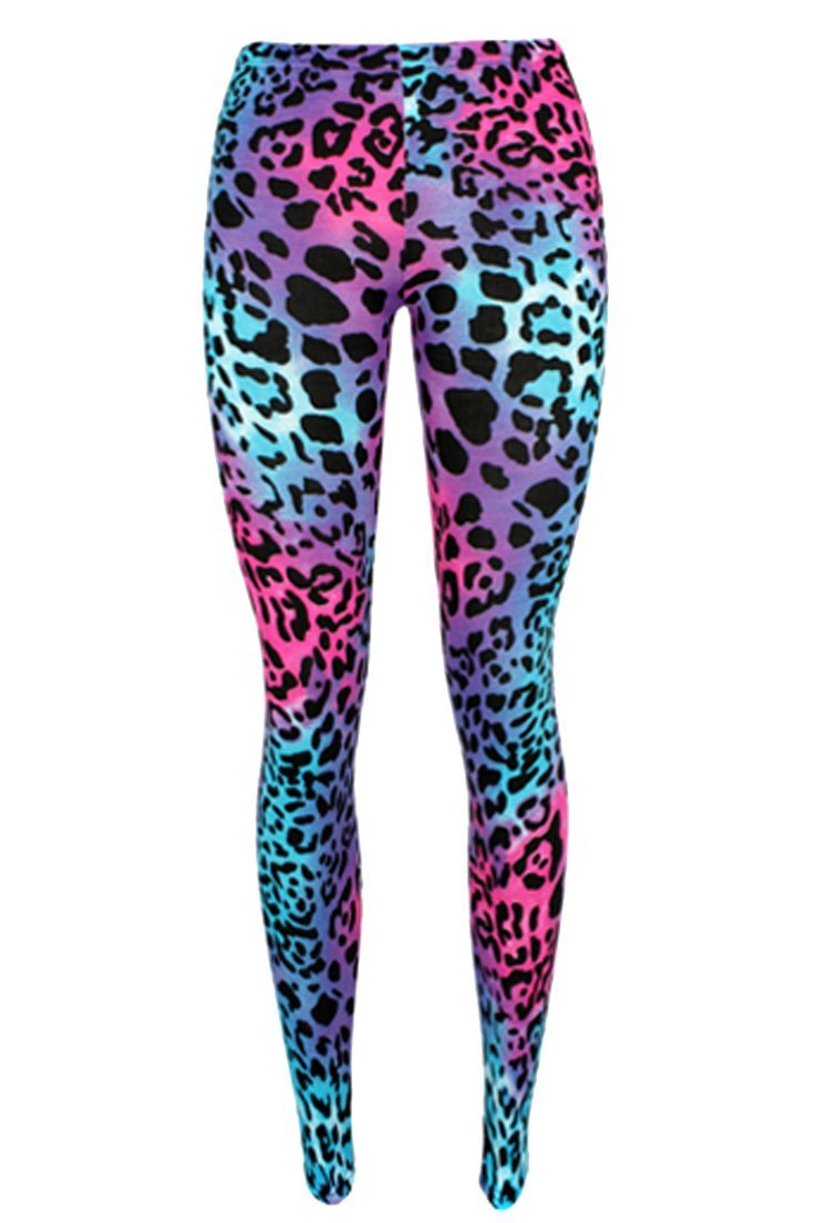 Леггинсы WearAll Leopard Animal Print, размер 36-42 EU/6-8 UK, фото №1