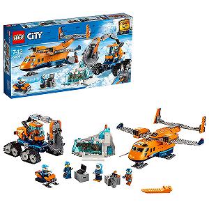 Конструктор LEGO City Арктическая экспедиция 60196 Самолет Воздушный транспорт белый/оранжевый - Фото 1