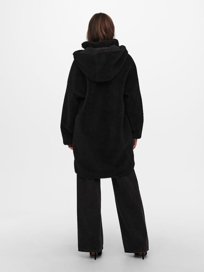 Пальто ONLY ONLSASCHA SHERPA JACKET CC OTW 15230461 Черный L, фото №2