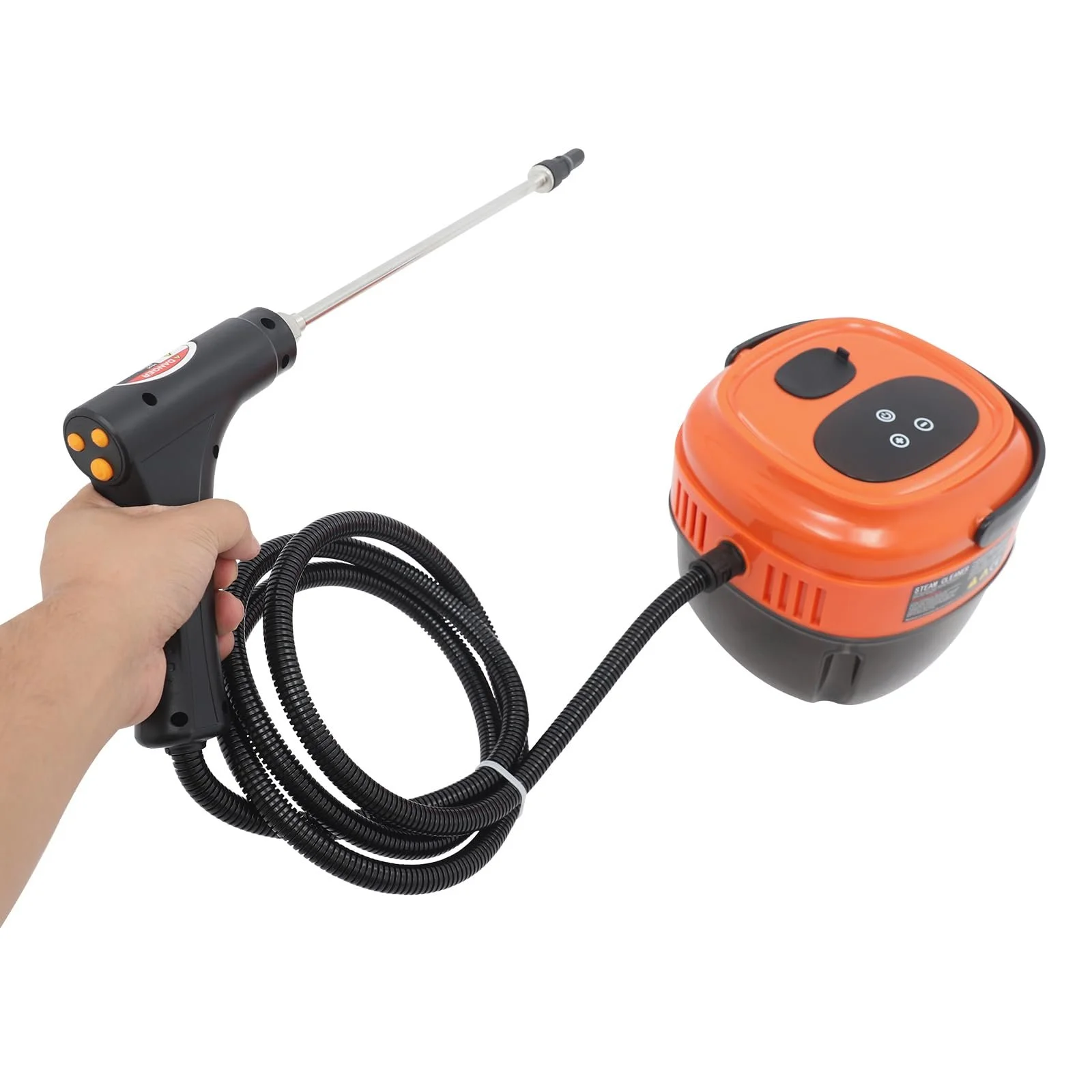 Пароочисник професійний 1500 Вт 105 °C 3 бар 1.7 л 6 рівнів регулювання портативний, фото №9