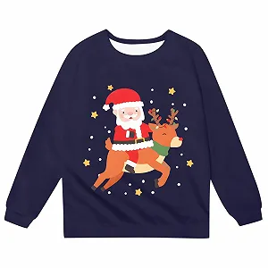 Детский свитшот с принтом букв, круглый вырез, длинные рукава synthetic.ua - Фото 1