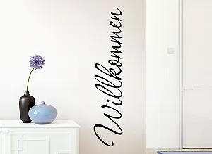 Наклейка на стіну Grandora W1099 Welcome Чорний 26 x 120 см synthetic.ua - Фото 1