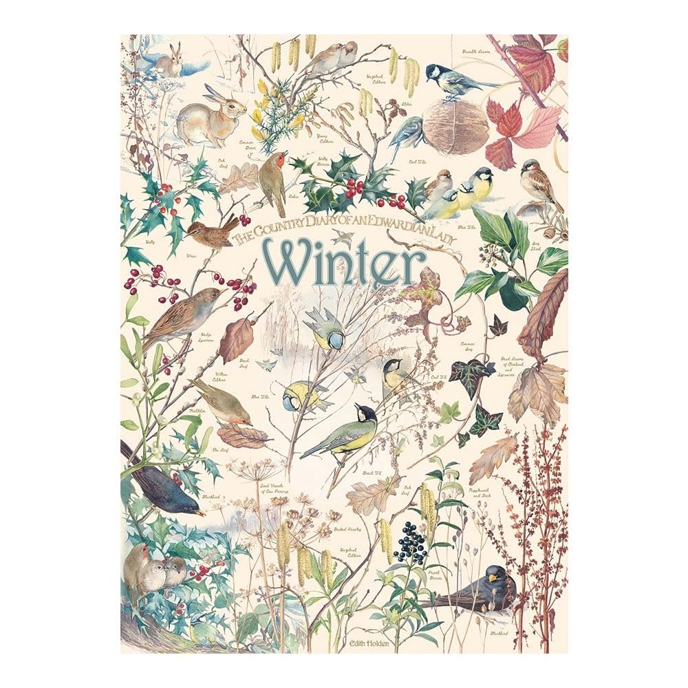 Пазл Cobble Hill Country Diary Winter 1000 элементов с плакатом, фото №1