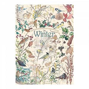 Пазл Cobble Hill Country Diary Winter 1000 элементов с плакатом - Фото 1