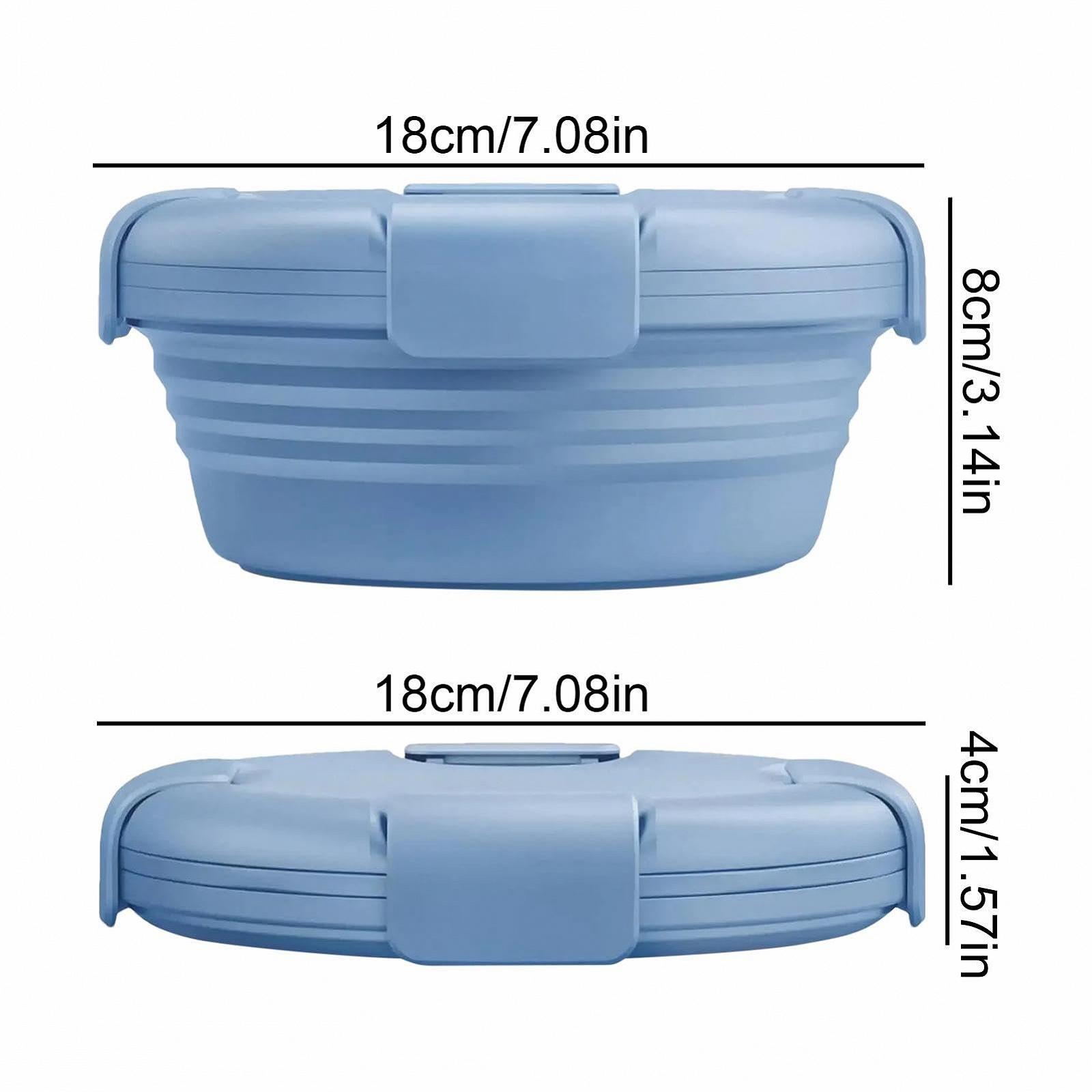 Миска складна Generic силіконова харчова для кемпінгу 18 x 18 x 8 см, фото №6