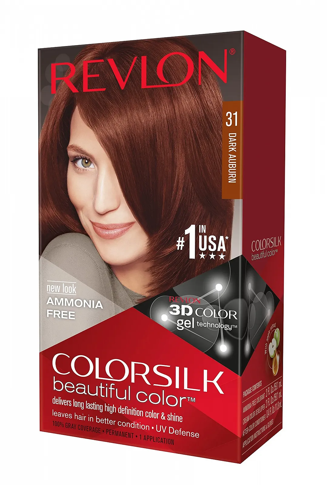 Краска для волос Revlon Colorsilk Permanent Dark Brown (3 шт. в упаковке), фото №1 Краска для волос Revlon Colorsilk Permanent Dark Brown (3 шт. в упаковке), фото №1