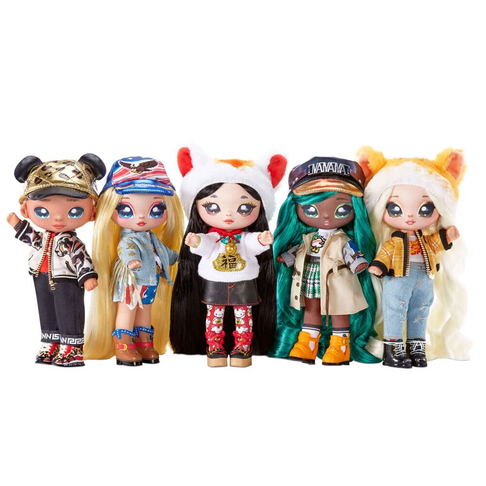 Кукла Na Na Na Surprise Glam Series 2 Liling Luck Мягкая плюшевая с черными волосами и металлической сумочкой в виде животного, фото №7 Кукла Na Na Na Surprise Glam Series 2 Liling Luck Мягкая плюшевая с черными волосами и металлической сумочкой в виде животного, фото №7