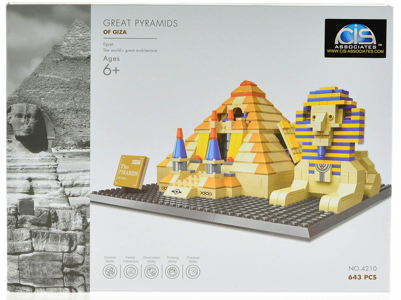 Конструктор WANGE Pyramids of Giza W4210, фото №1