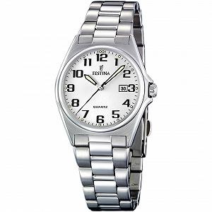 Женские часы Festina F16375/9 со стальным ремешком - Фото 1