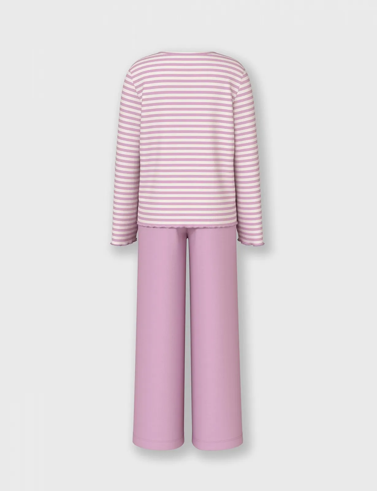 Комплект Нічний NAME IT для Дівчинки Nkfnightset Stripe Loose Rib Noos, фото №2 Комплект Нічний NAME IT для Дівчинки Nkfnightset Stripe Loose Rib Noos, фото №2