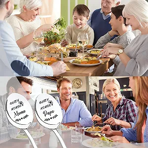 Ложка Кавова з гравіюванням Good Morning Mum and Dad, 2 шт. synthetic.ua - Фото 1