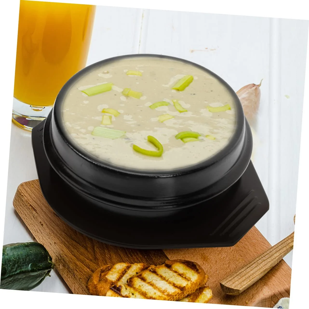 Горшок для бибимбапа SOIMISS керамический с подносом, фото №7