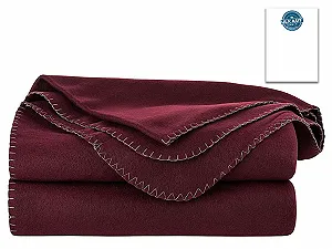 Плед Tarrington House Флісовий 150 x 200 см Ягідний synthetic.ua - Фото 1