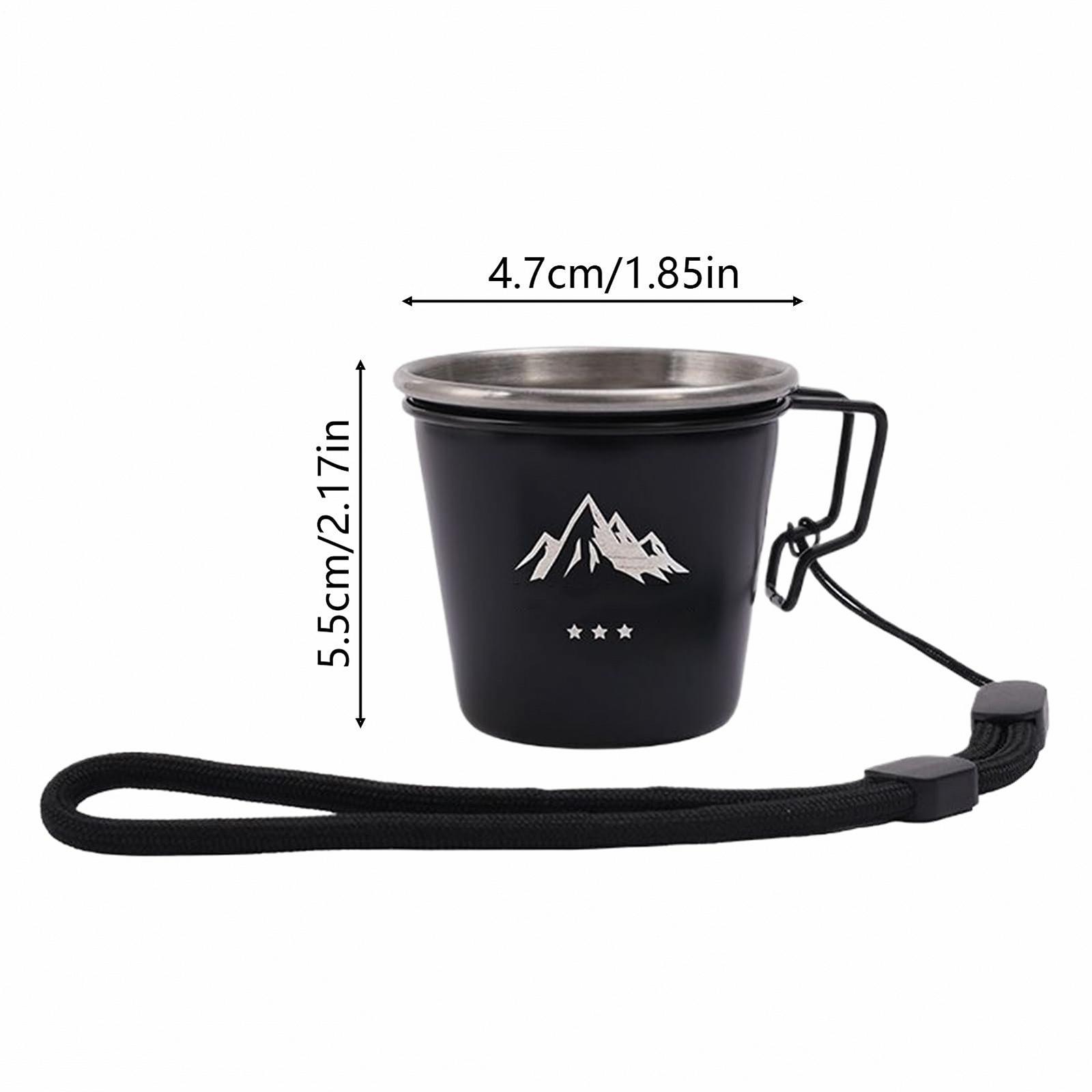 Маленькие кофейные чашки с брелоком из нержавеющей стали, можно мыть в посудомоечной машине, металлические чашки, фото №5 Маленькие кофейные чашки с брелоком из нержавеющей стали, можно мыть в посудомоечной машине, металлические чашки, фото №5