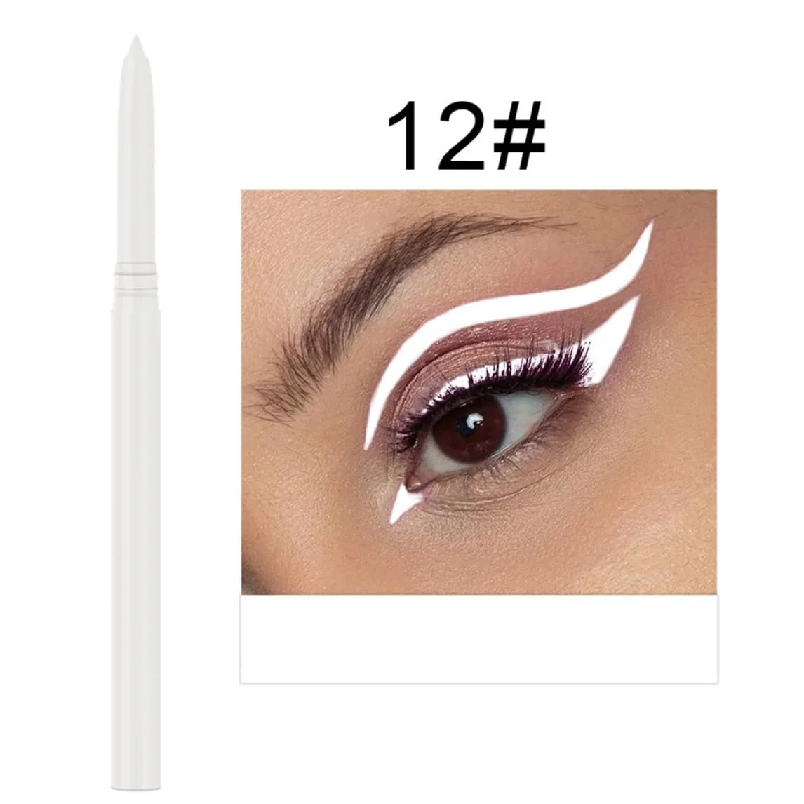 Олівець для очей 18 кольорів водостійкий, фото №2