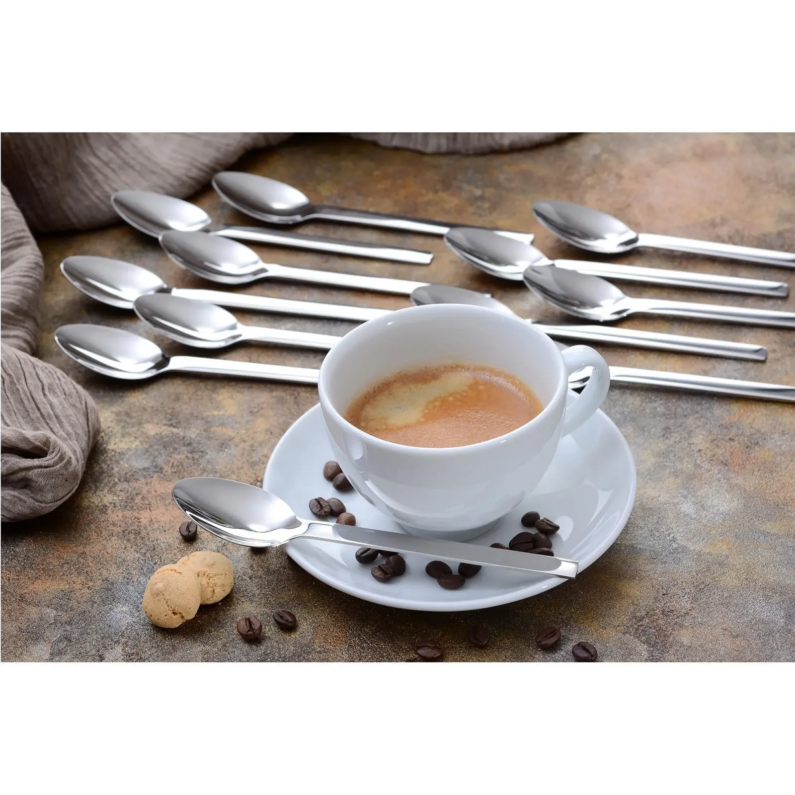 Ложка десертна / для кави GRÄWE POESIE 12 штук нержавіюча сталь 18/10, фото №2