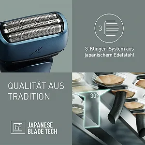 Електробритва Panasonic Series 700 ES-ALT4B 3 леза для вологого та сухого гоління Темно-синій synthetic.ua - Фото 1