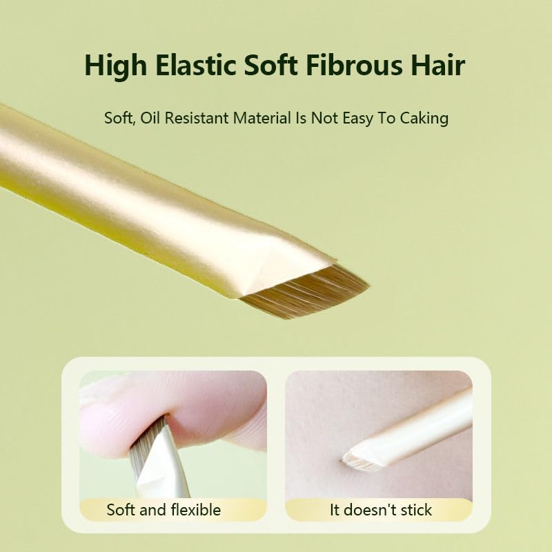 Кисть для бровей Augenbrauen-Eyeliner мягкая скошенная лезвие тонкая плоская контуринг Brow Eye Liner Make-up Кисть для макияжа глаз Brow Profession elle Make-up-Tools, фото №4 Кисть для бровей Augenbrauen-Eyeliner мягкая скошенная лезвие тонкая плоская контуринг Brow Eye Liner Make-up Кисть для макияжа глаз Brow Profession elle Make-up-Tools, фото №4