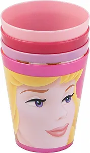 Набор детской посуды стаканчики Princess Joy Toy 734277, 8 x 9 см, 4 шт - Фото 1