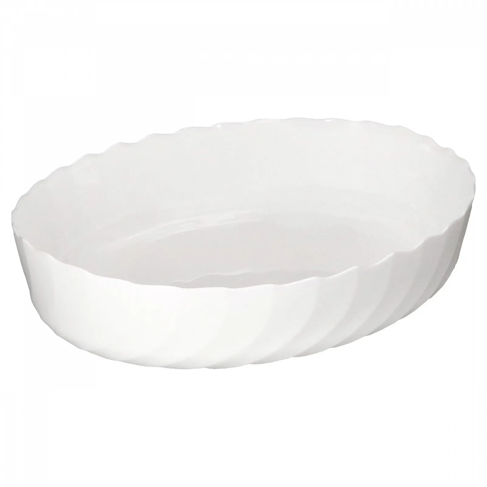 Форма для запікання MamboCat Trianon овальна біла 3 л 37 x 28.5 x 8.5 см, фото №1